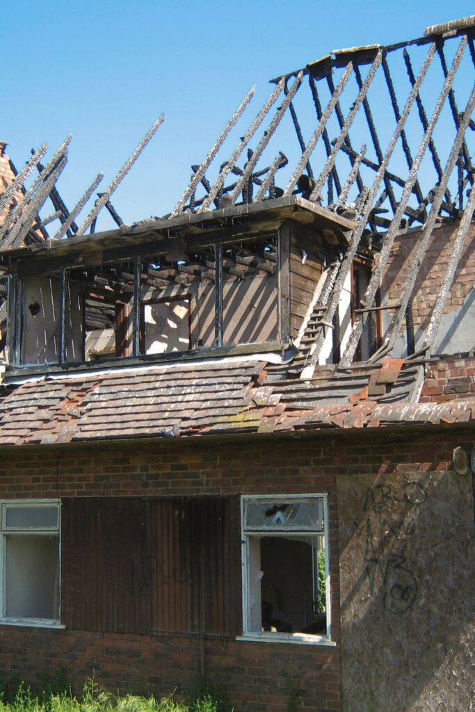 Expert fire damage restoration services by EZ Restoration Florida, skilled in fire damage repair and recovery